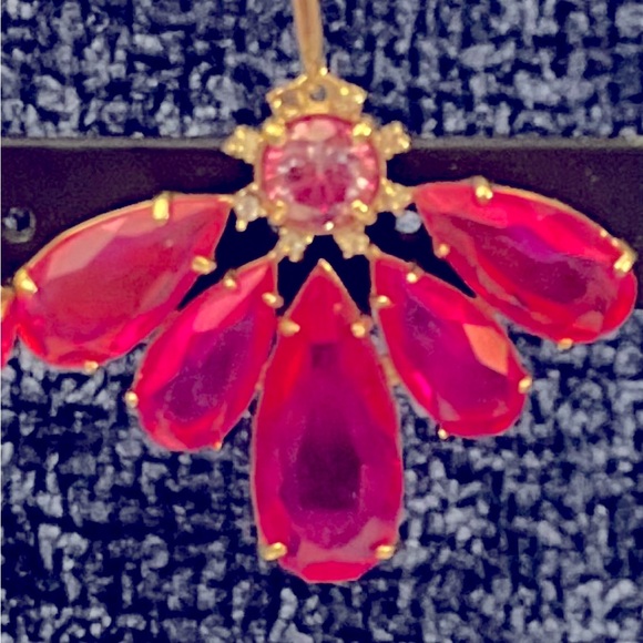 Kate Spade Elegant Red Drop Earrings.  2.5” length - Picture 2 of 4